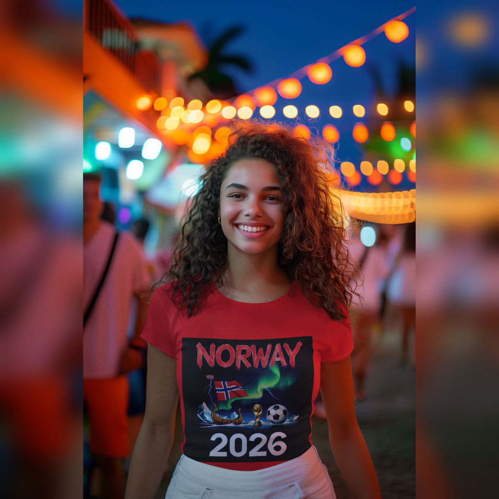 Norway 2026 FIFA World Cup T-Shirt | Norwegian Soccer Fan Gift | Football Tee | Unisex