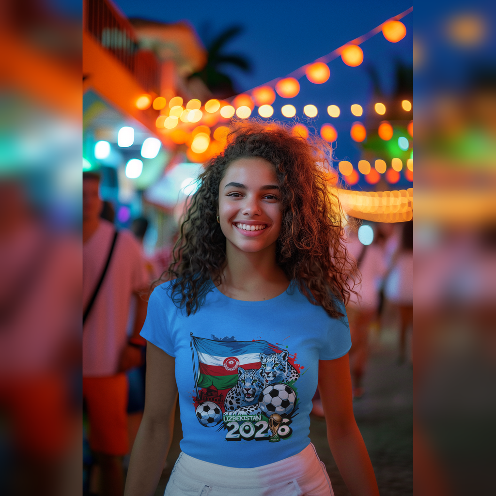 Uzbekistan 2026 FIFA World Cup T-Shirt | Uzbek Soccer Fan Gift | Football Tee | Unisex