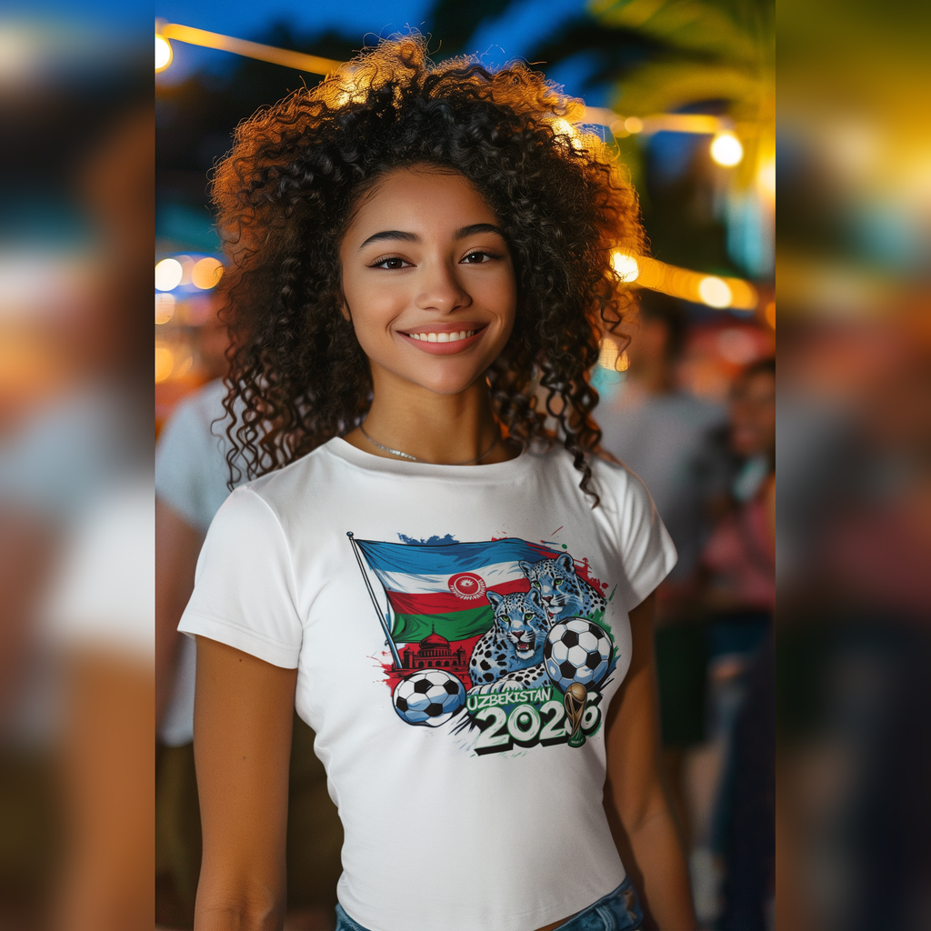 Uzbekistan 2026 FIFA World Cup T-Shirt | Uzbek Soccer Fan Gift | Football Tee | Unisex