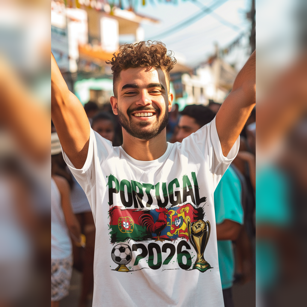 Portugal 2026 FIFA World Cup T-Shirt | Portuguese Soccer Fan Gift | Football Tee | Unisex