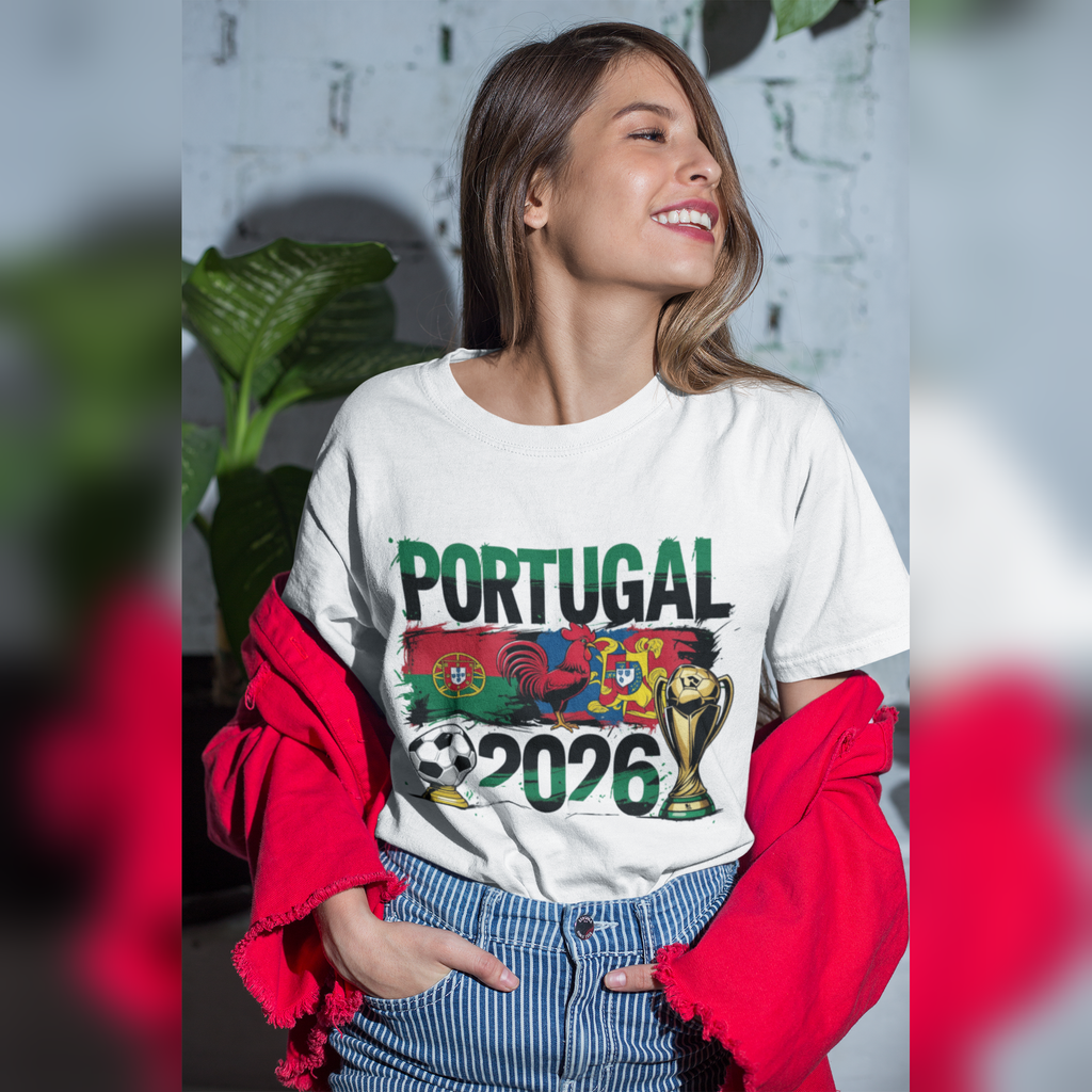 Portugal 2026 FIFA World Cup T-Shirt | Portuguese Soccer Fan Gift | Football Tee | Unisex