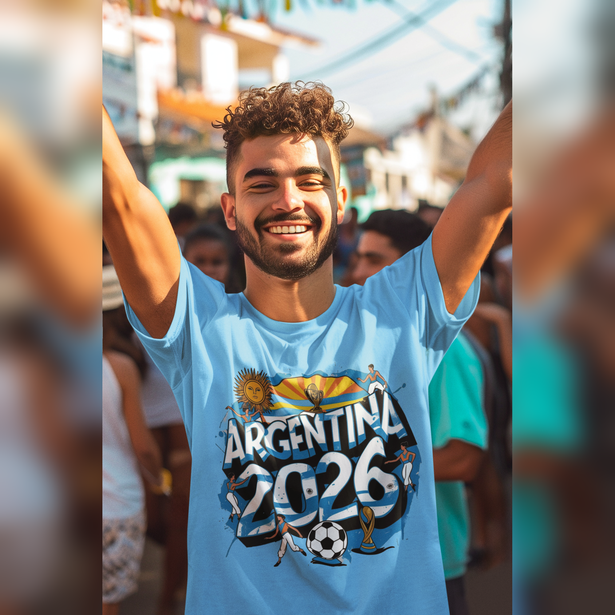 Argentina 2026 FIFA World Cup T-Shirt | Messi Fan Gift | Albiceleste Soccer Tee | Unisex