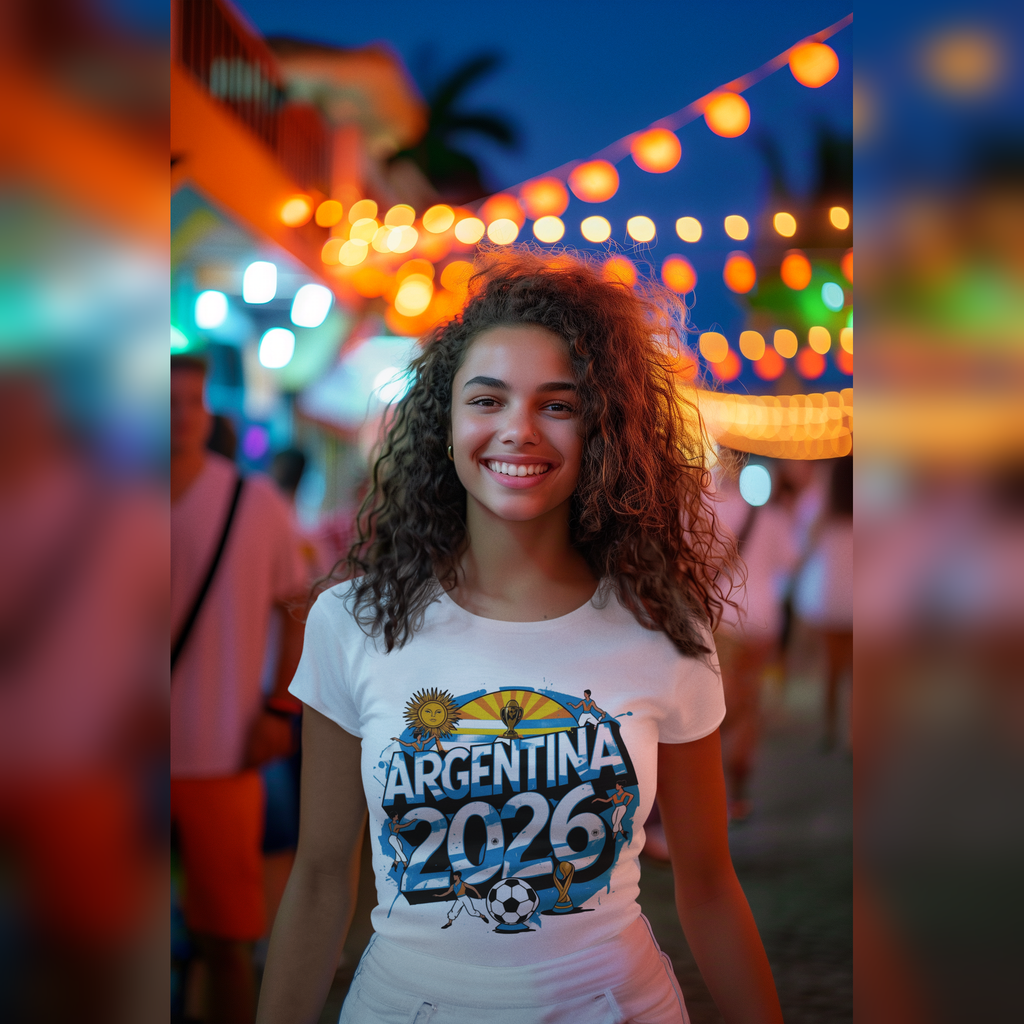 Argentina 2026 FIFA World Cup T-Shirt | Messi Fan Gift | Albiceleste Soccer Tee | Unisex