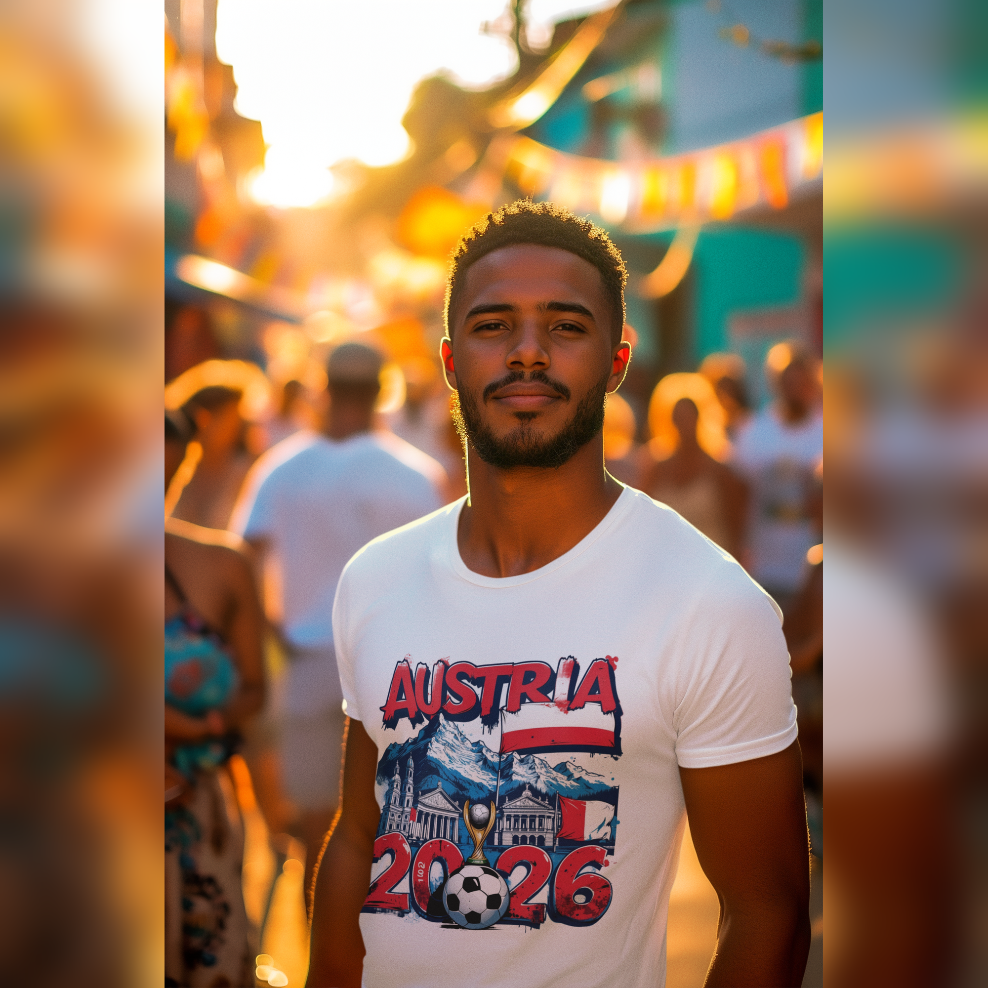 Austria 2026 FIFA World Cup T-Shirt | Das Team Fan Gift | Austrian Soccer Tee | Unisex