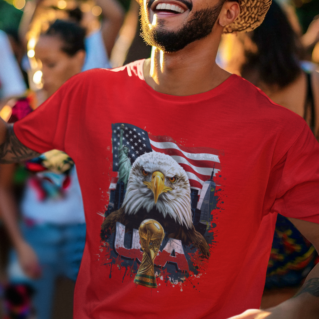 USA 2026 FIFA World Cup T-Shirt | USMNT Soccer Fan Gift | American Football Tee | Unisex Graphic Tee