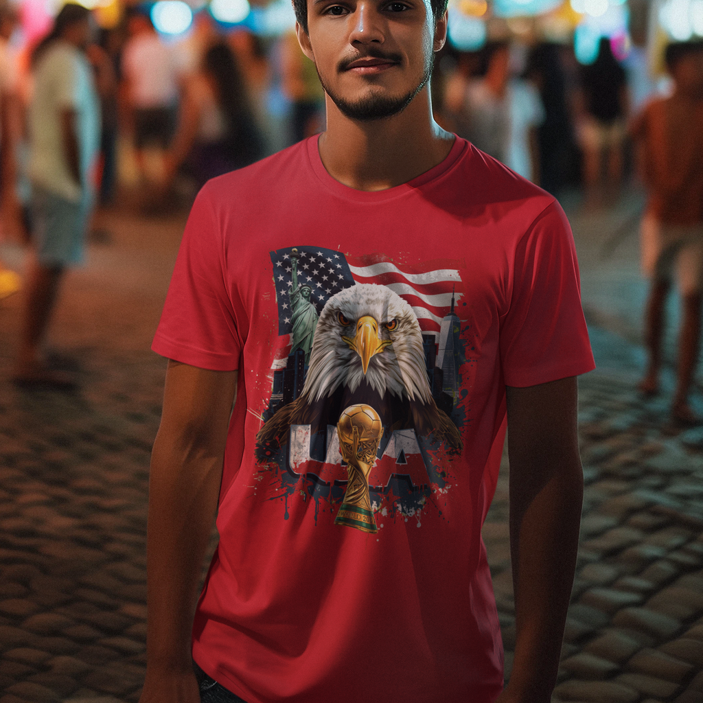 USA 2026 FIFA World Cup T-Shirt | USMNT Soccer Fan Gift | American Football Tee | Unisex Graphic Tee