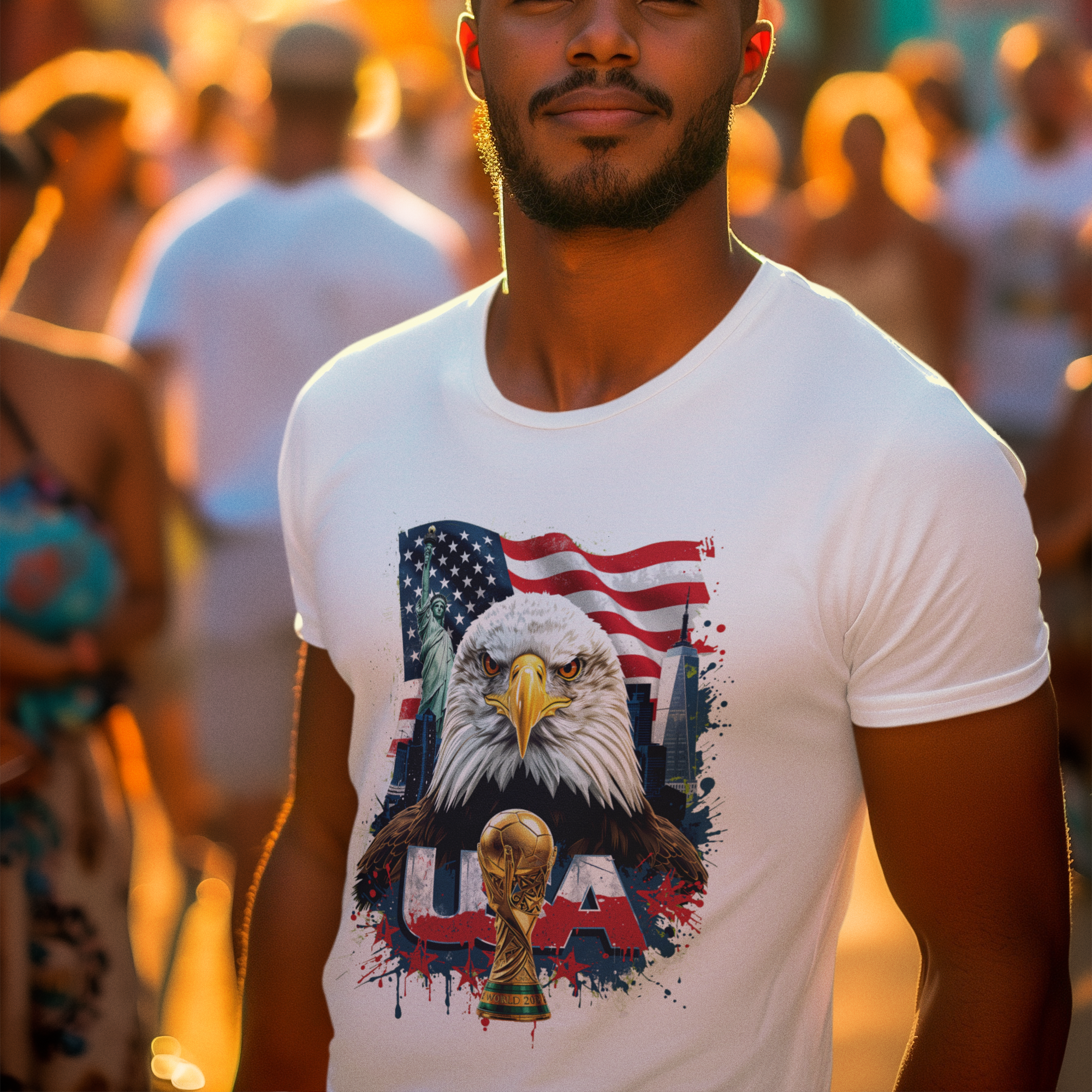USA 2026 FIFA World Cup T-Shirt | USMNT Soccer Fan Gift | American Football Tee | Unisex Graphic Tee