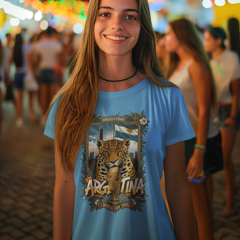 Argentina 2026 FIFA World Cup T-Shirt | La Albiceleste Fan Gift | Argentina Soccer Tee | Unisex Graphic Tee