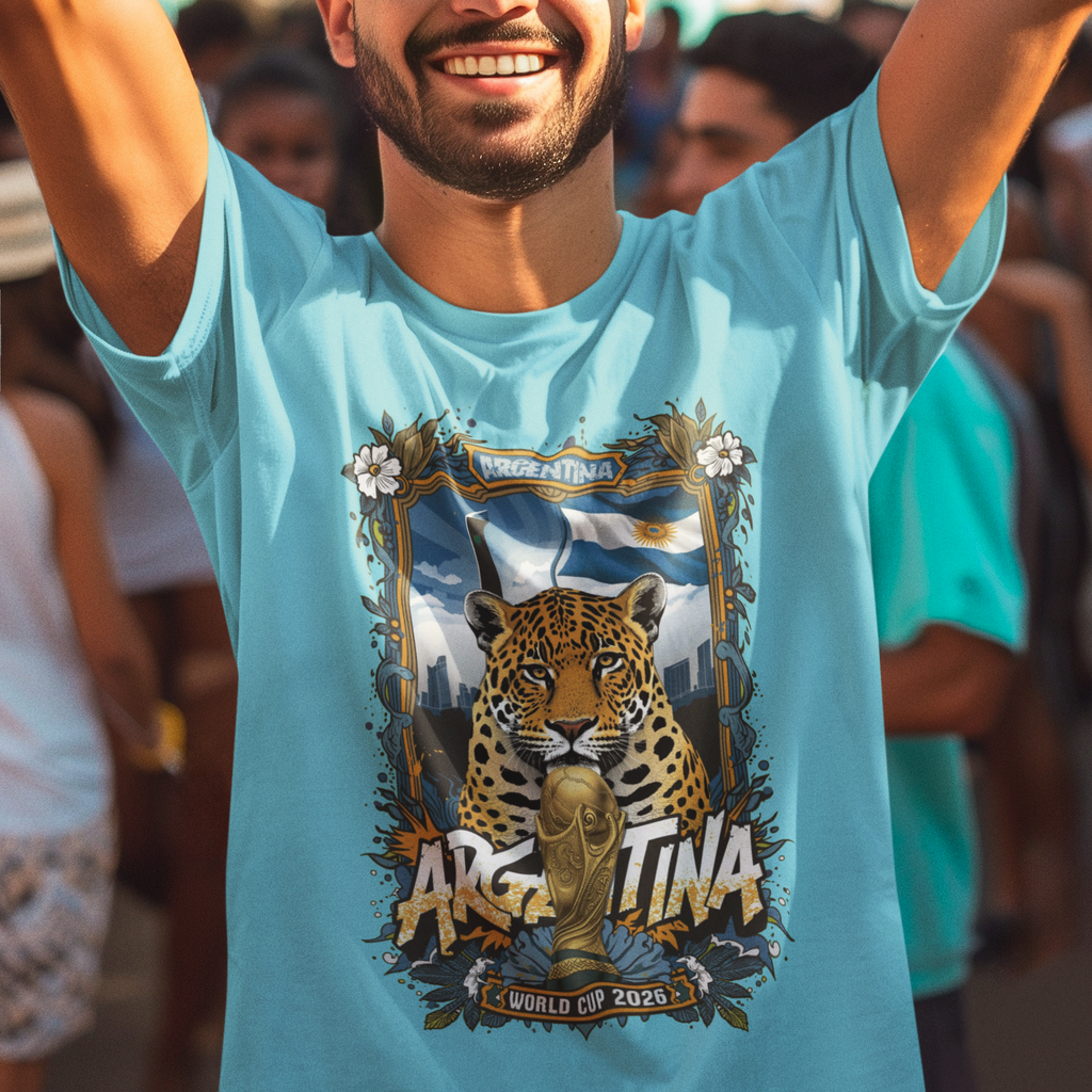 Argentina 2026 FIFA World Cup T-Shirt | La Albiceleste Fan Gift | Argentina Soccer Tee | Unisex Graphic Tee