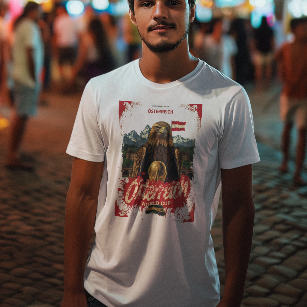 Austria 2026 FIFA World Cup T-Shirt | Das Team Soccer Fan Gift | Österreich Football Tee | Unisex Graphic Tee