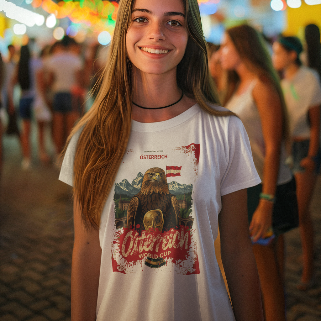 Austria 2026 FIFA World Cup T-Shirt | Das Team Soccer Fan Gift | Österreich Football Tee | Unisex Graphic Tee