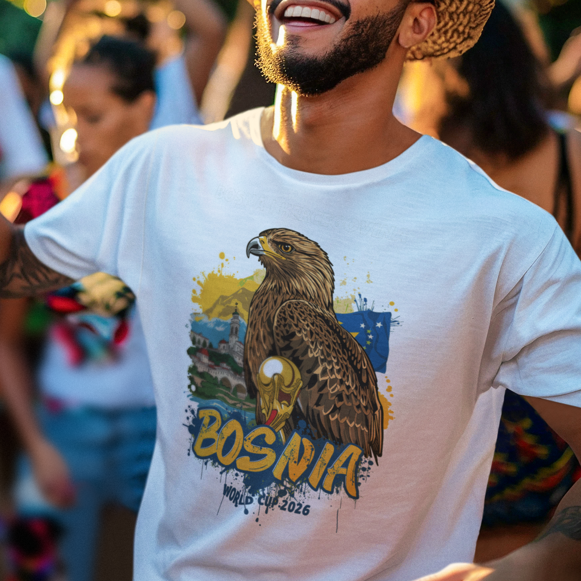 Bosnia 2026 FIFA World Cup T-Shirt | Zmajevi Soccer Fan Gift | Bosnia and Herzegovina Football Tee | Unisex Graphic Tee