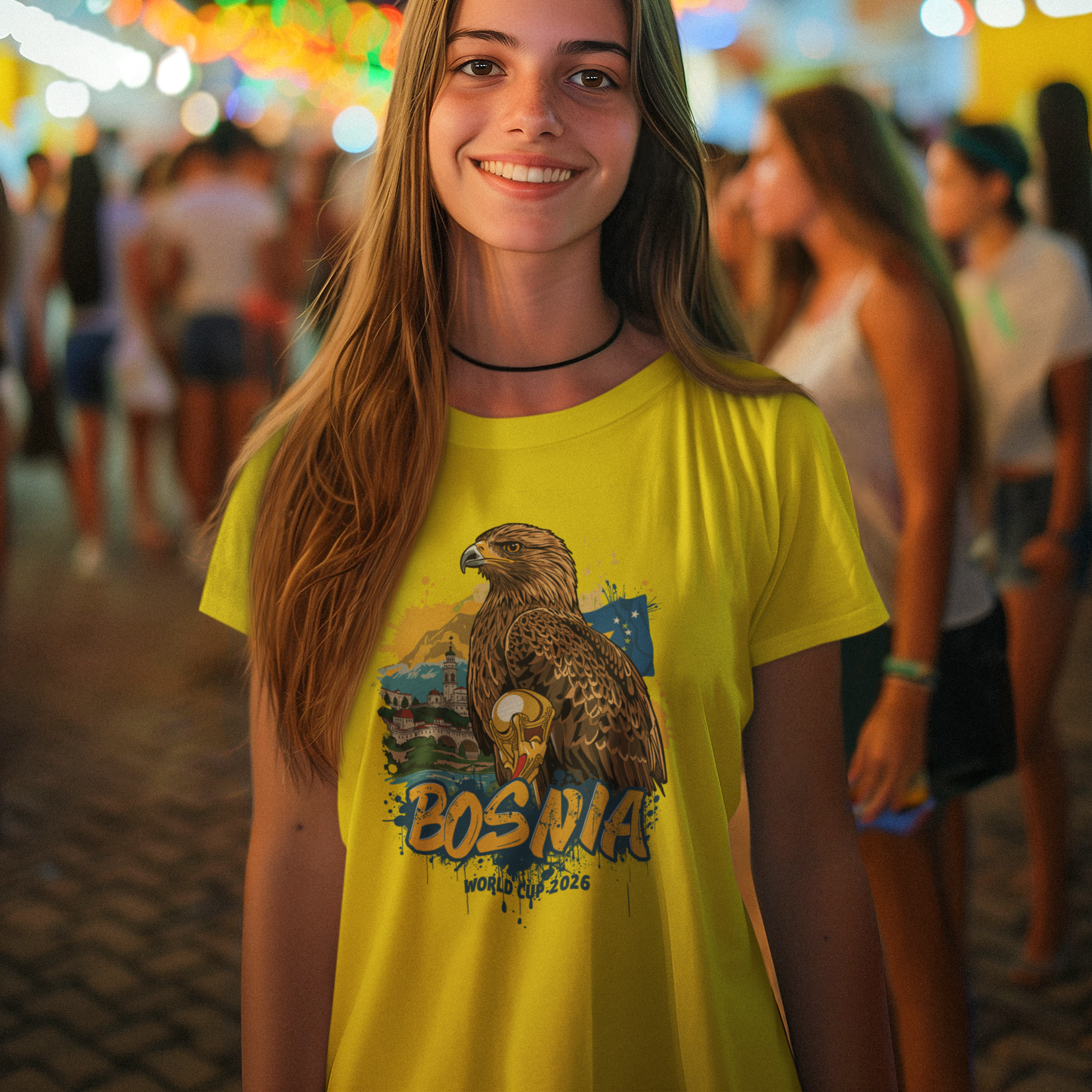 Bosnia 2026 FIFA World Cup T-Shirt | Zmajevi Soccer Fan Gift | Bosnia and Herzegovina Football Tee | Unisex Graphic Tee