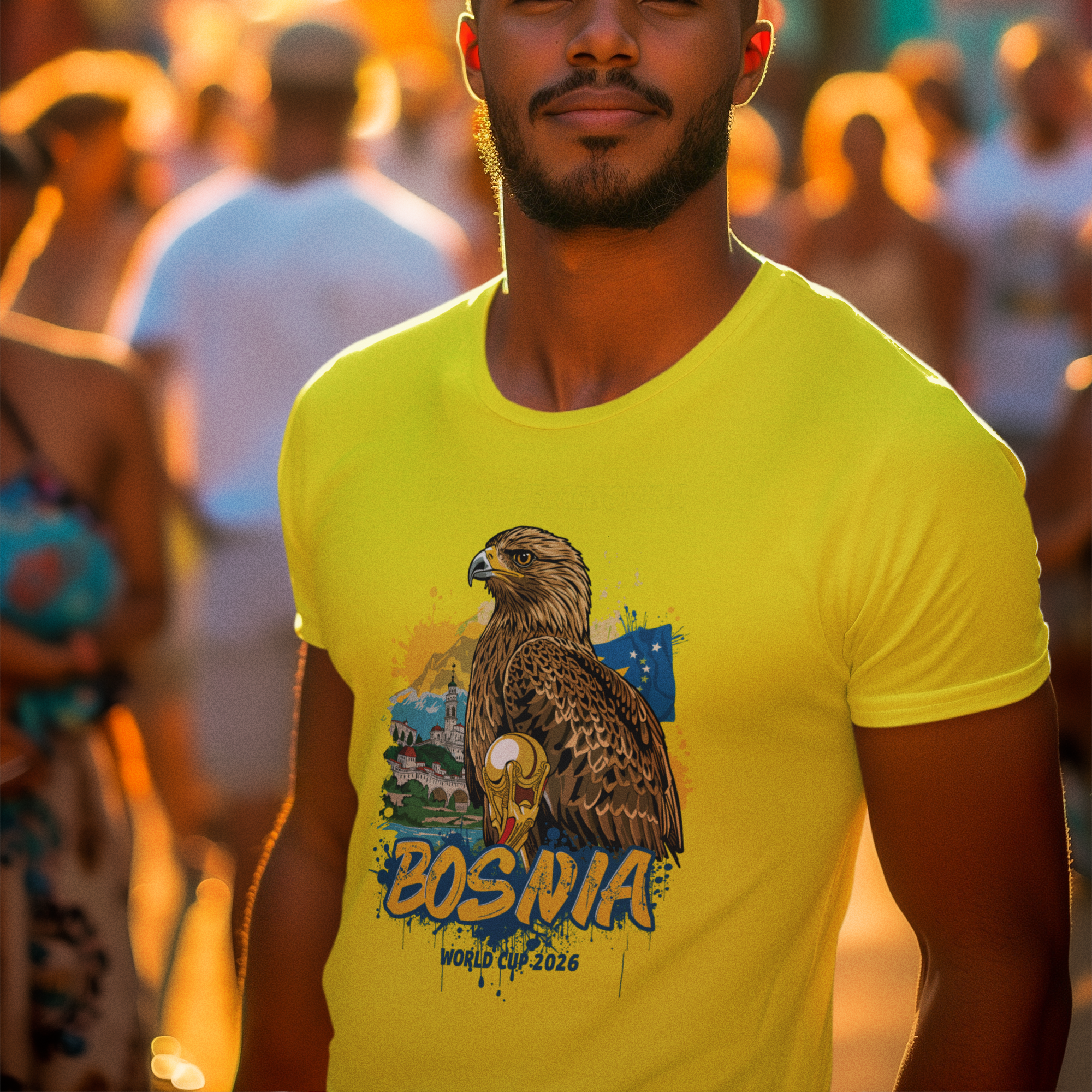 Bosnia 2026 FIFA World Cup T-Shirt | Zmajevi Soccer Fan Gift | Bosnia and Herzegovina Football Tee | Unisex Graphic Tee