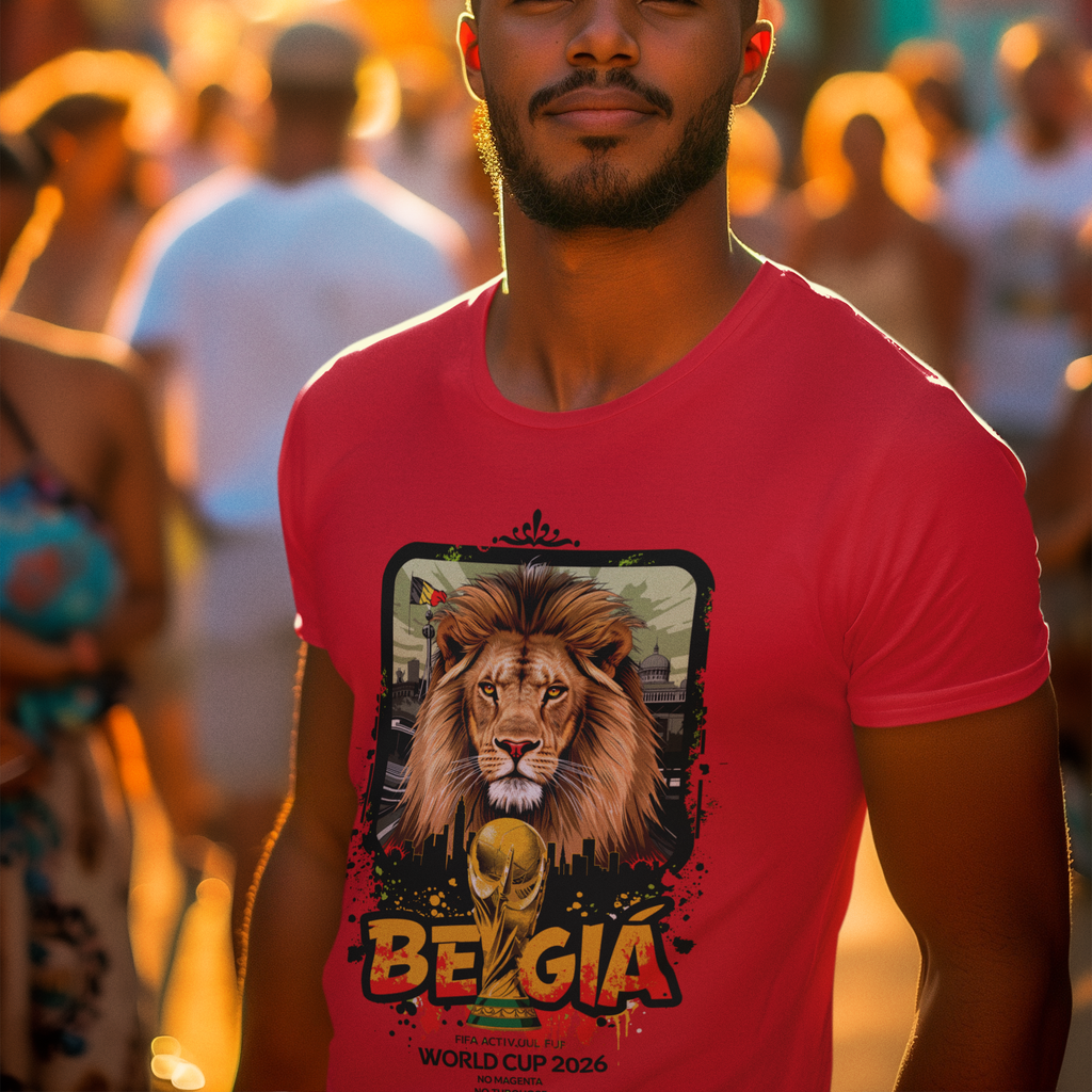 Belgium 2026 FIFA World Cup T-Shirt | Red Devils Soccer Fan Gift | Belgique Football Tee | Unisex Graphic Tee