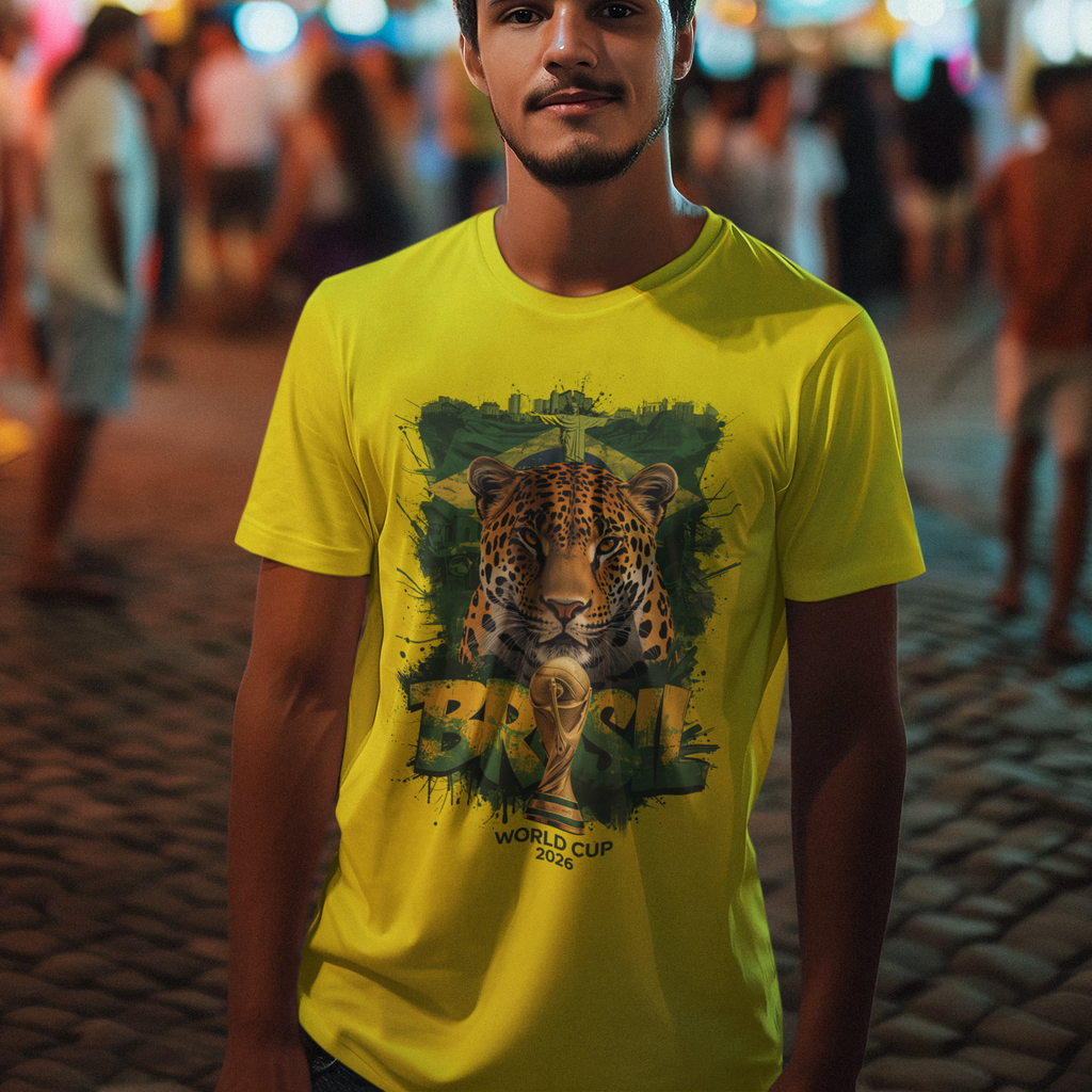 Brazil 2026 FIFA World Cup T-Shirt | Seleção Soccer Fan Gift | Brasil Football Tee | Unisex Graphic Tee
