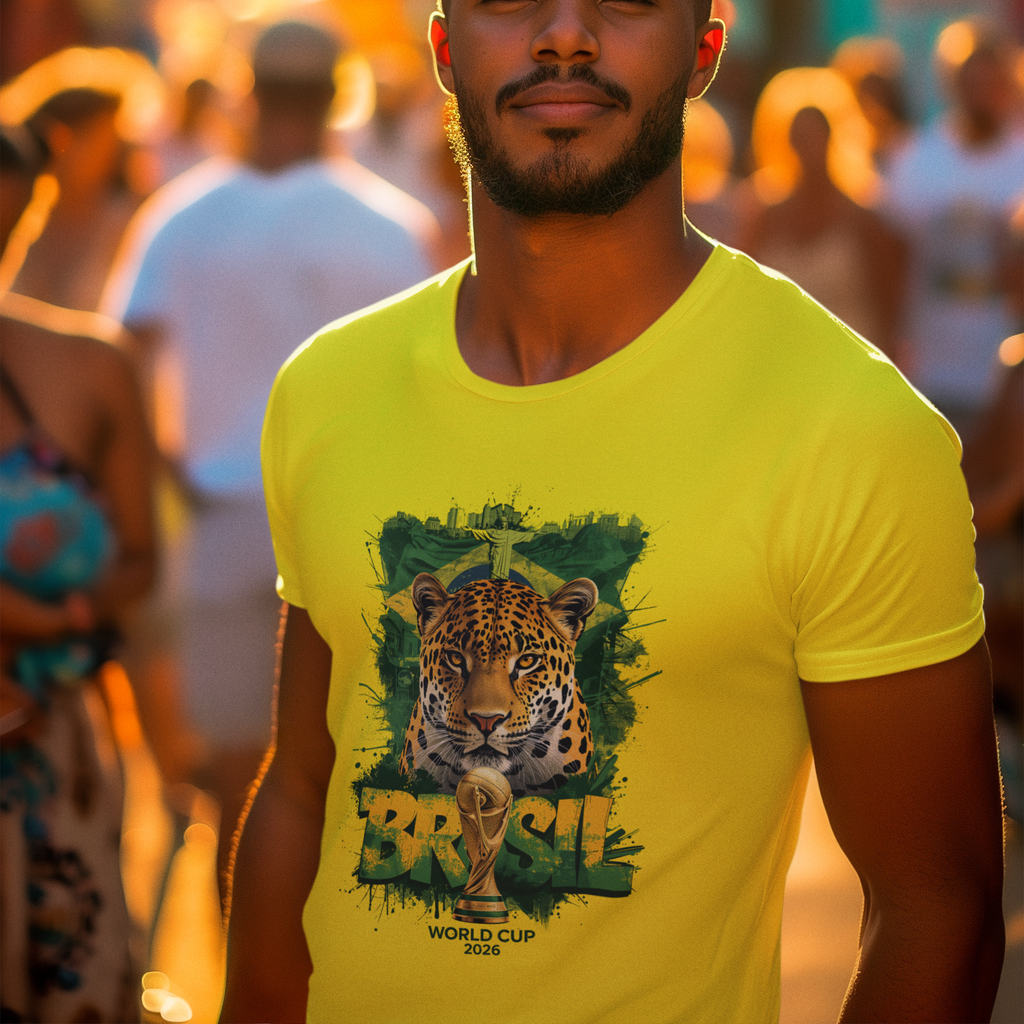 Brazil 2026 FIFA World Cup T-Shirt | Seleção Soccer Fan Gift | Brasil Football Tee | Unisex Graphic Tee