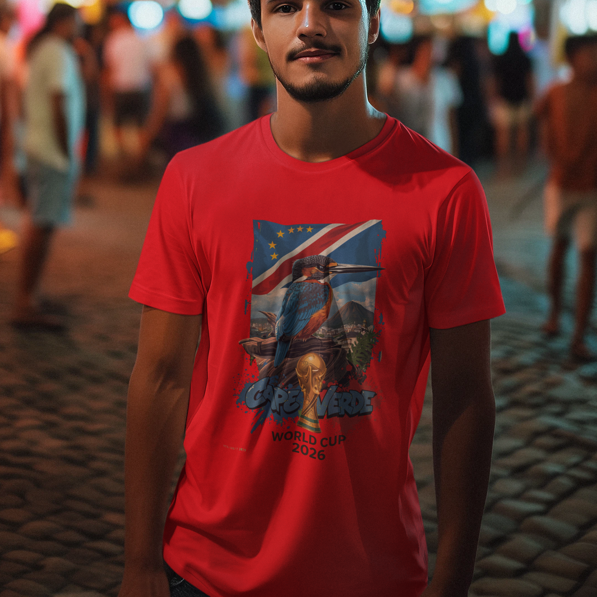 Cape Verde 2026 World Cup T-Shirt | Blue Sharks Soccer Fan Gift | Cabo Verde Football Tee | Unisex Graphic Tee