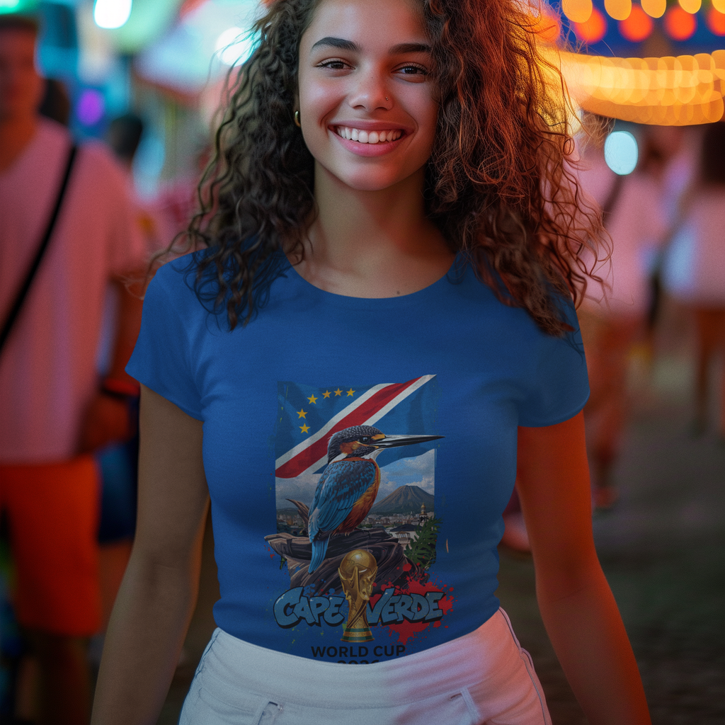 Cape Verde 2026 World Cup T-Shirt | Blue Sharks Soccer Fan Gift | Cabo Verde Football Tee | Unisex Graphic Tee