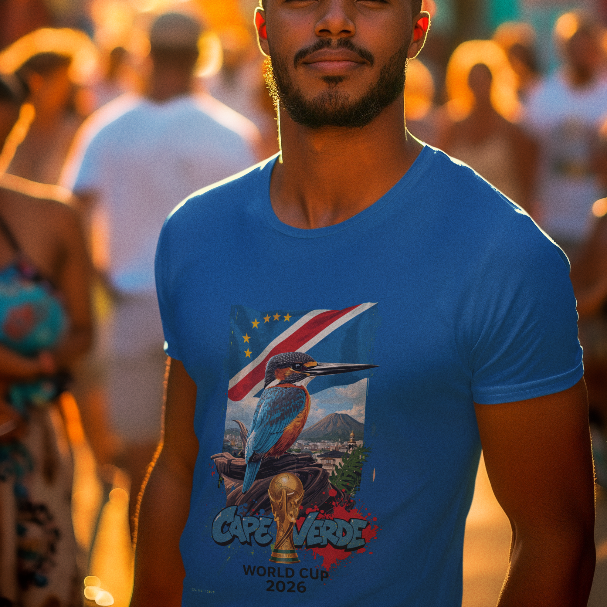Cape Verde 2026 World Cup T-Shirt | Blue Sharks Soccer Fan Gift | Cabo Verde Football Tee | Unisex Graphic Tee