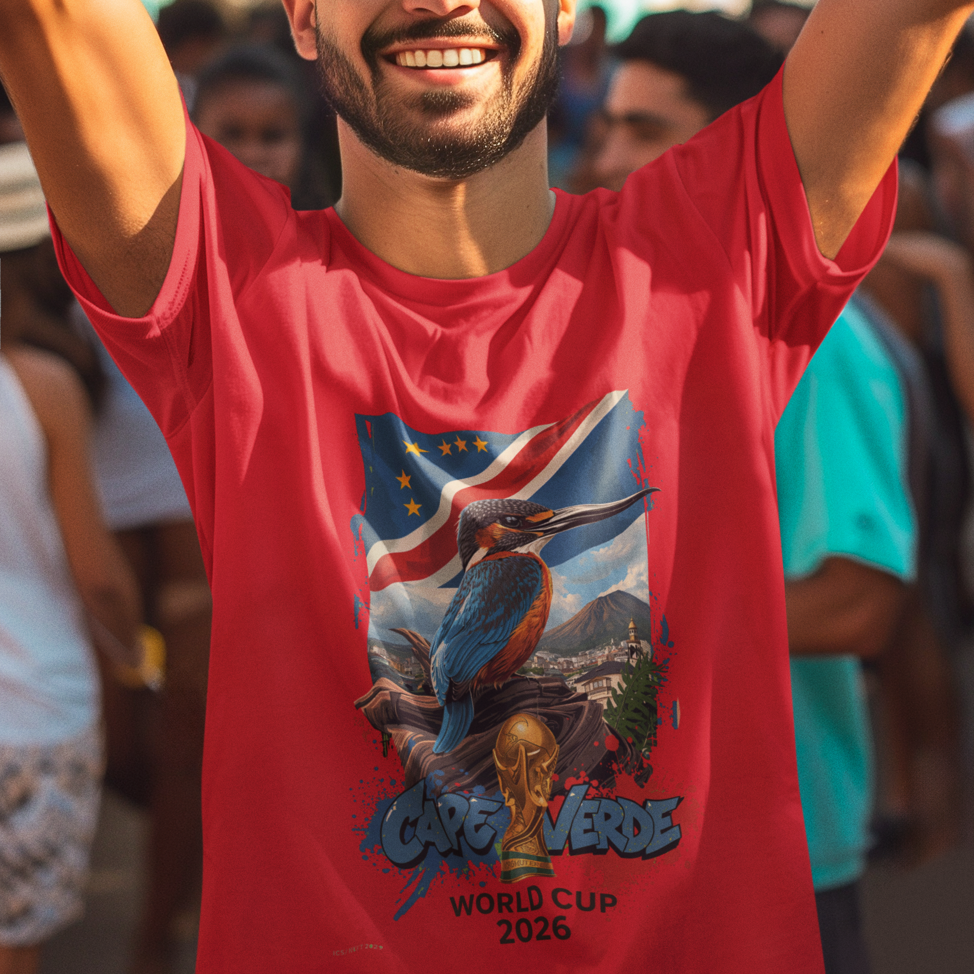 Cape Verde 2026 World Cup T-Shirt | Blue Sharks Soccer Fan Gift | Cabo Verde Football Tee | Unisex Graphic Tee