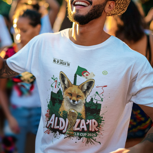 Algeria 2026 FIFA World Cup T-Shirt | Les Fennecs Soccer Fan Gift | Algérie Football Tee | Unisex Graphic Tee