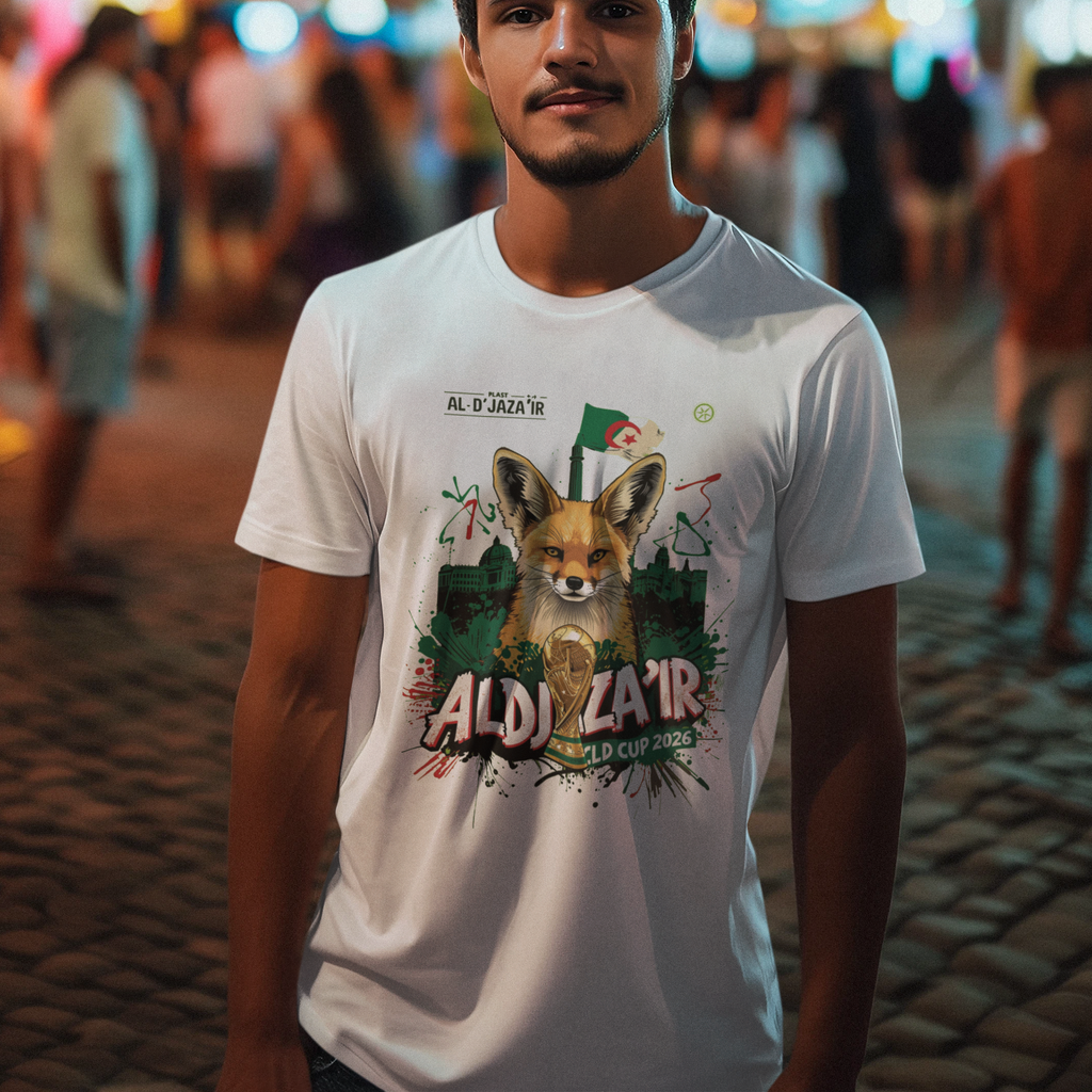 Algeria 2026 FIFA World Cup T-Shirt | Les Fennecs Soccer Fan Gift | Algérie Football Tee | Unisex Graphic Tee
