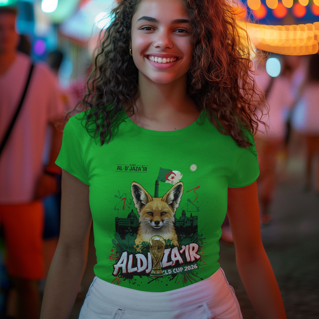 Algeria 2026 FIFA World Cup T-Shirt | Les Fennecs Soccer Fan Gift | Algérie Football Tee | Unisex Graphic Tee