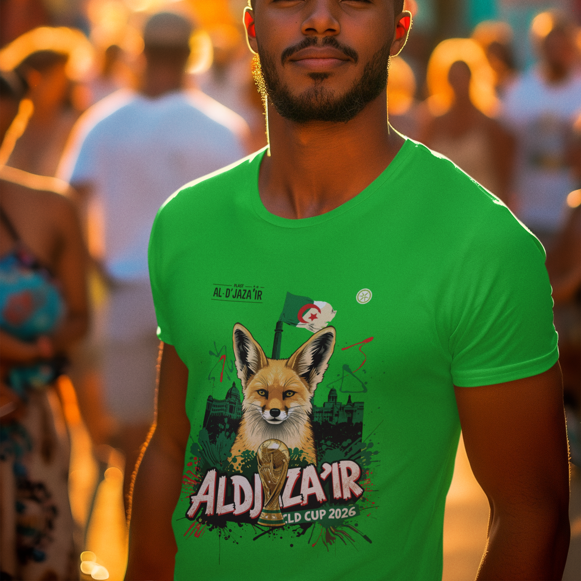 Algeria 2026 FIFA World Cup T-Shirt | Les Fennecs Soccer Fan Gift | Algérie Football Tee | Unisex Graphic Tee