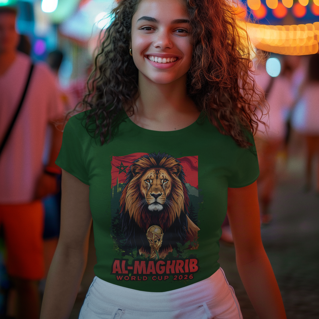 Morocco 2026 FIFA World Cup T-Shirt | Atlas Lions Soccer Fan Gift | Maroc Football Tee | Unisex Graphic Tee