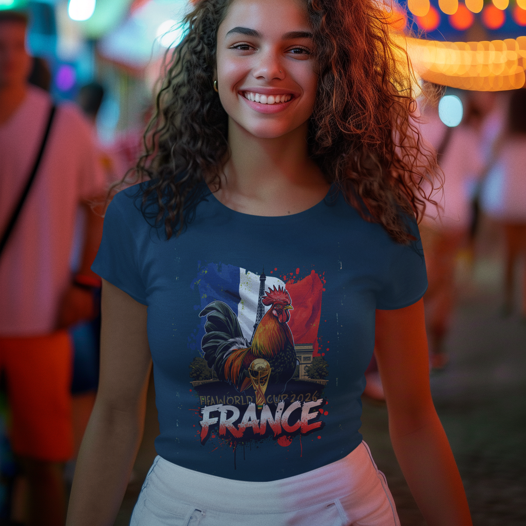 France 2026 FIFA World Cup T-Shirt | Les Bleus Soccer Fan Gift | France Football Tee | Unisex Graphic Tee