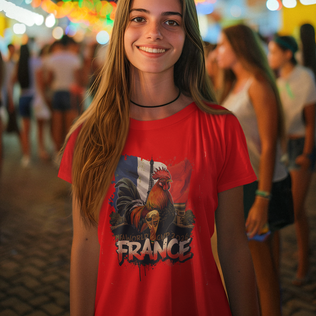 France 2026 FIFA World Cup T-Shirt | Les Bleus Soccer Fan Gift | France Football Tee | Unisex Graphic Tee