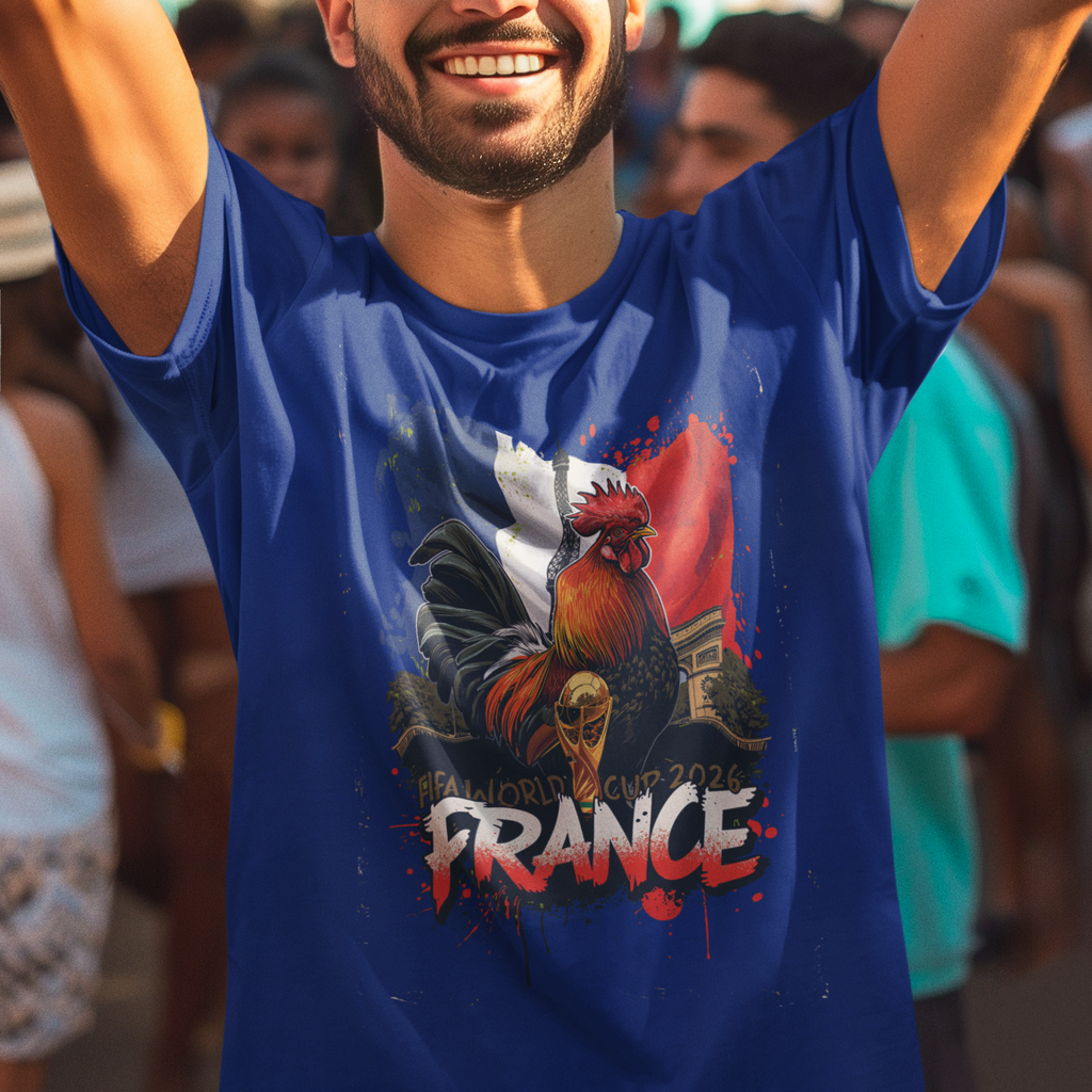 France 2026 FIFA World Cup T-Shirt | Les Bleus Soccer Fan Gift | France Football Tee | Unisex Graphic Tee