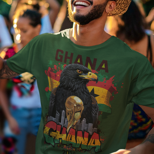 Ghana 2026 FIFA World Cup T-Shirt | Black Stars Soccer Fan Gift | Ghana Football Tee | Unisex Graphic Tee