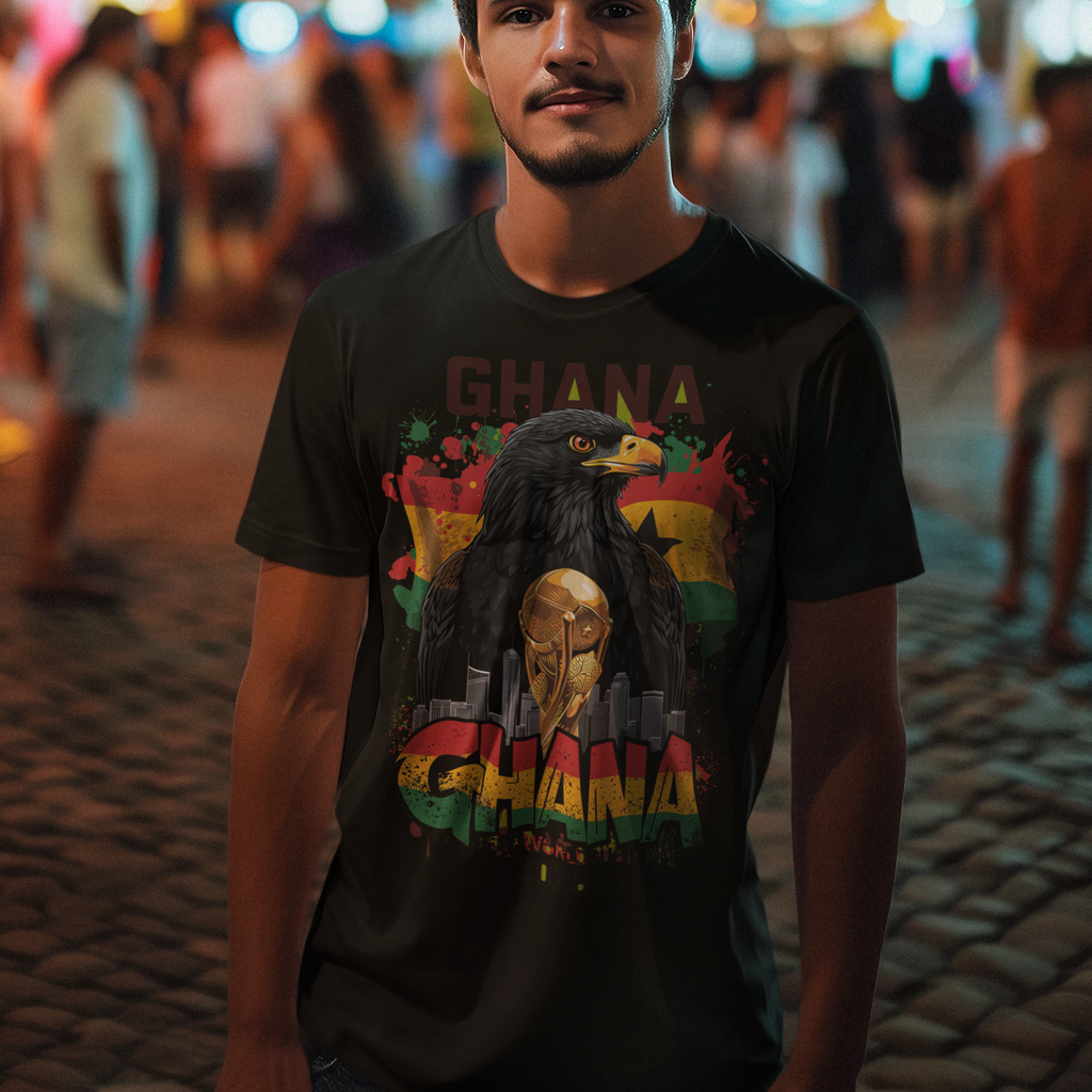 Ghana 2026 FIFA World Cup T-Shirt | Black Stars Soccer Fan Gift | Ghana Football Tee | Unisex Graphic Tee