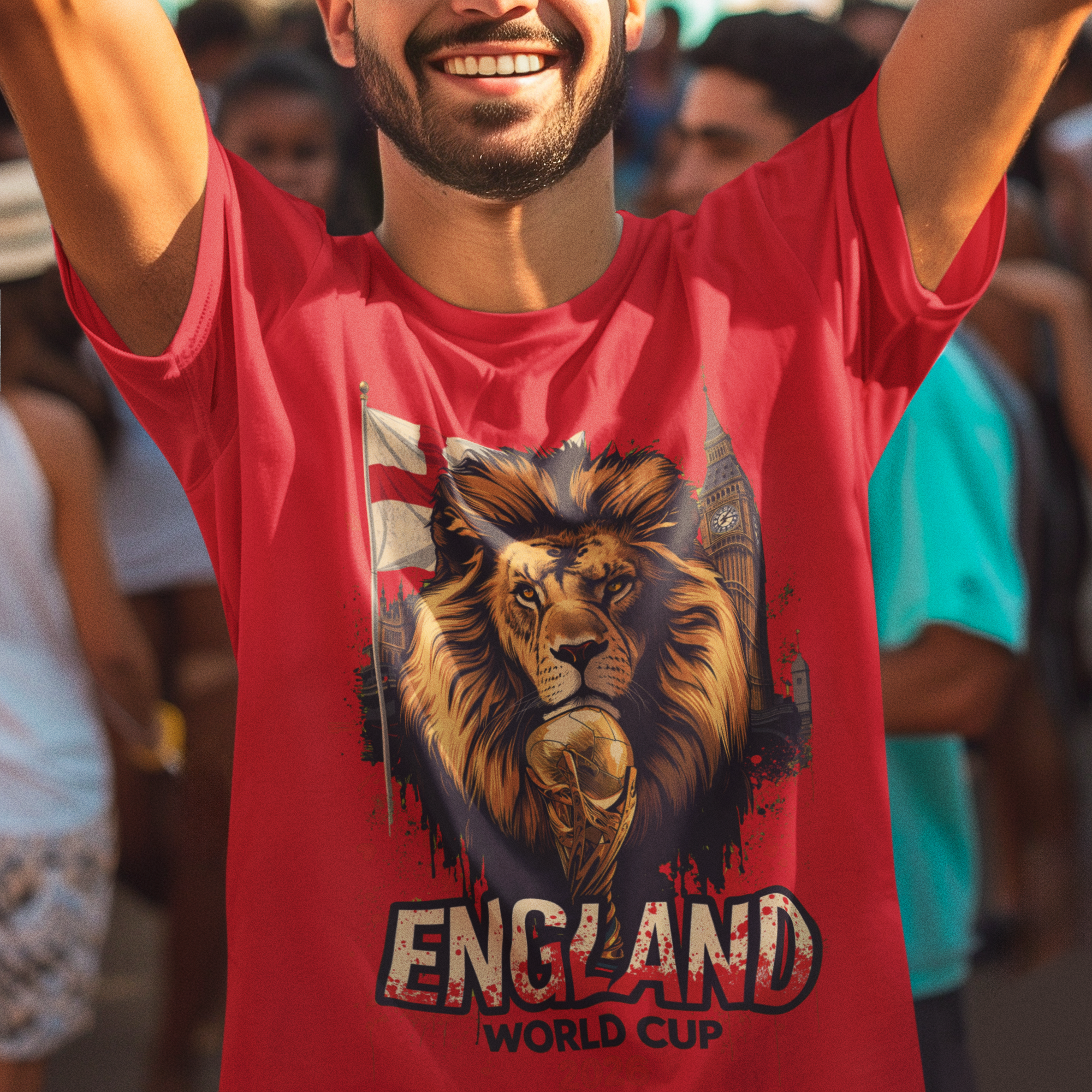 England 2026 FIFA World Cup T-Shirt | Three Lions Soccer Fan Gift | England Football Tee | Unisex Graphic Tee