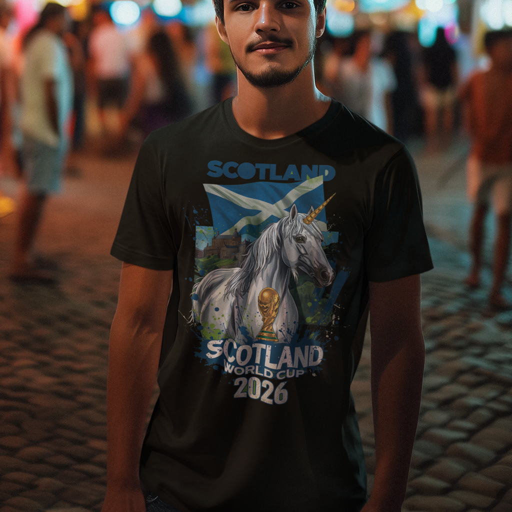 Scotland 2026 FIFA World Cup T-Shirt | Tartan Army Fan Gift | Alba Football Tee | Unisex Graphic Tee