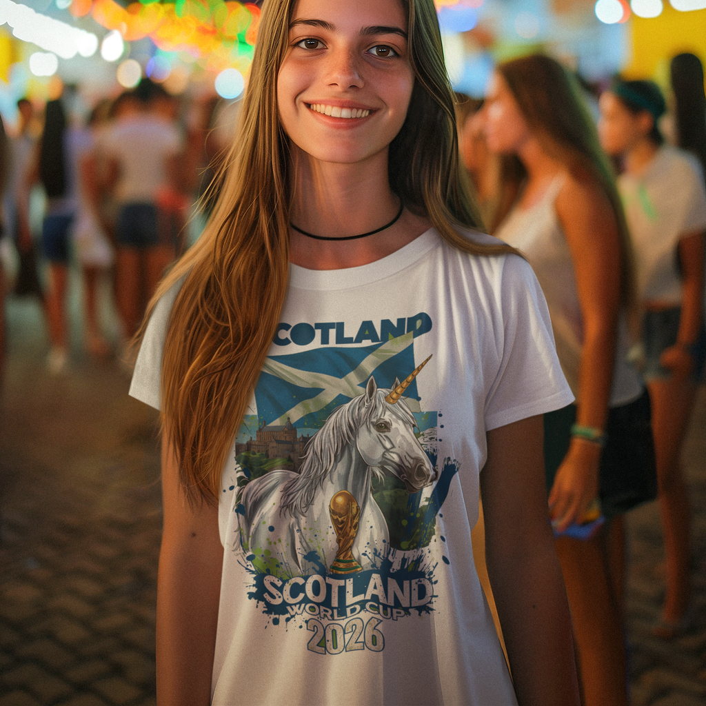 Scotland 2026 FIFA World Cup T-Shirt | Tartan Army Fan Gift | Alba Football Tee | Unisex Graphic Tee
