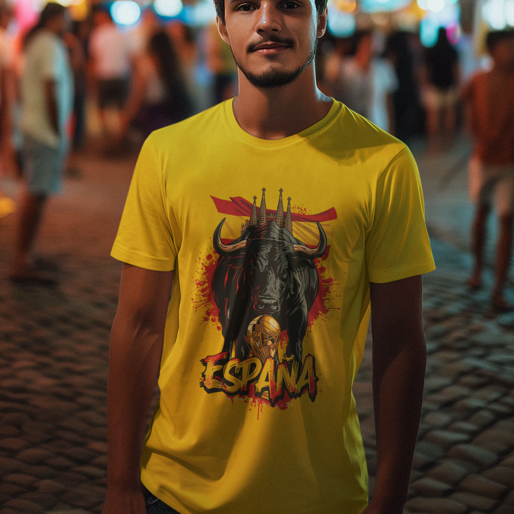 Spain 2026 FIFA World Cup T-Shirt | La Roja Soccer Fan Gift | España Football Tee | Unisex Graphic Tee