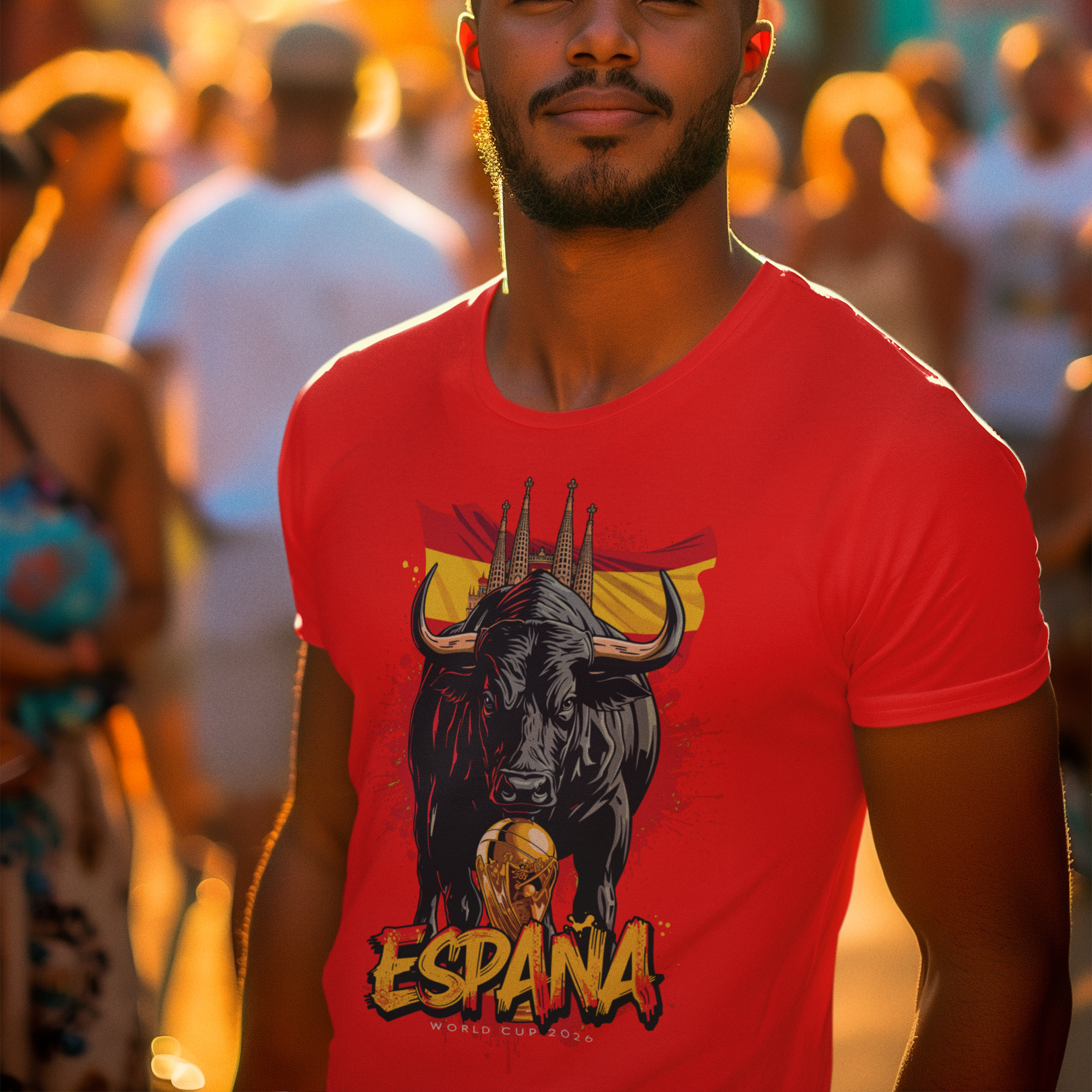 Spain 2026 FIFA World Cup T-Shirt | La Roja Soccer Fan Gift | España Football Tee | Unisex Graphic Tee