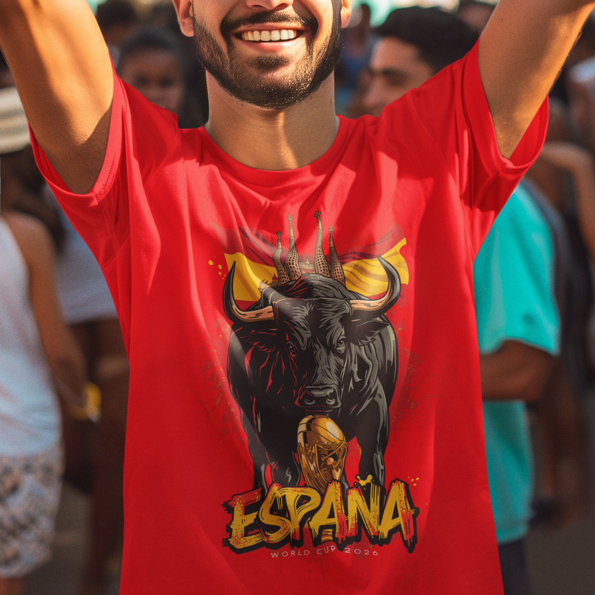 Spain 2026 FIFA World Cup T-Shirt | La Roja Soccer Fan Gift | España Football Tee | Unisex Graphic Tee