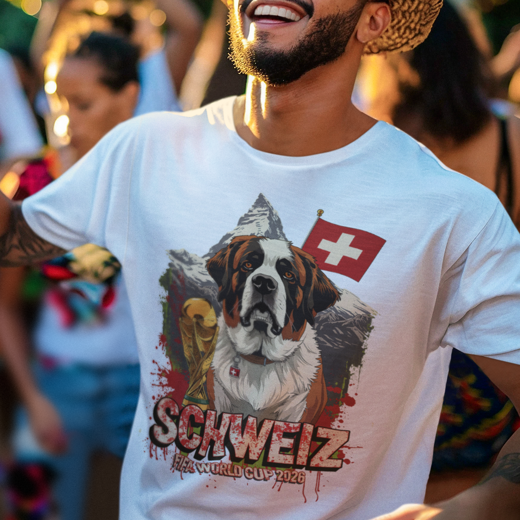 Switzerland 2026 World Cup T-Shirt | Rossocrociati Fan Gift | Suisse Football Tee | Unisex Graphic Tee