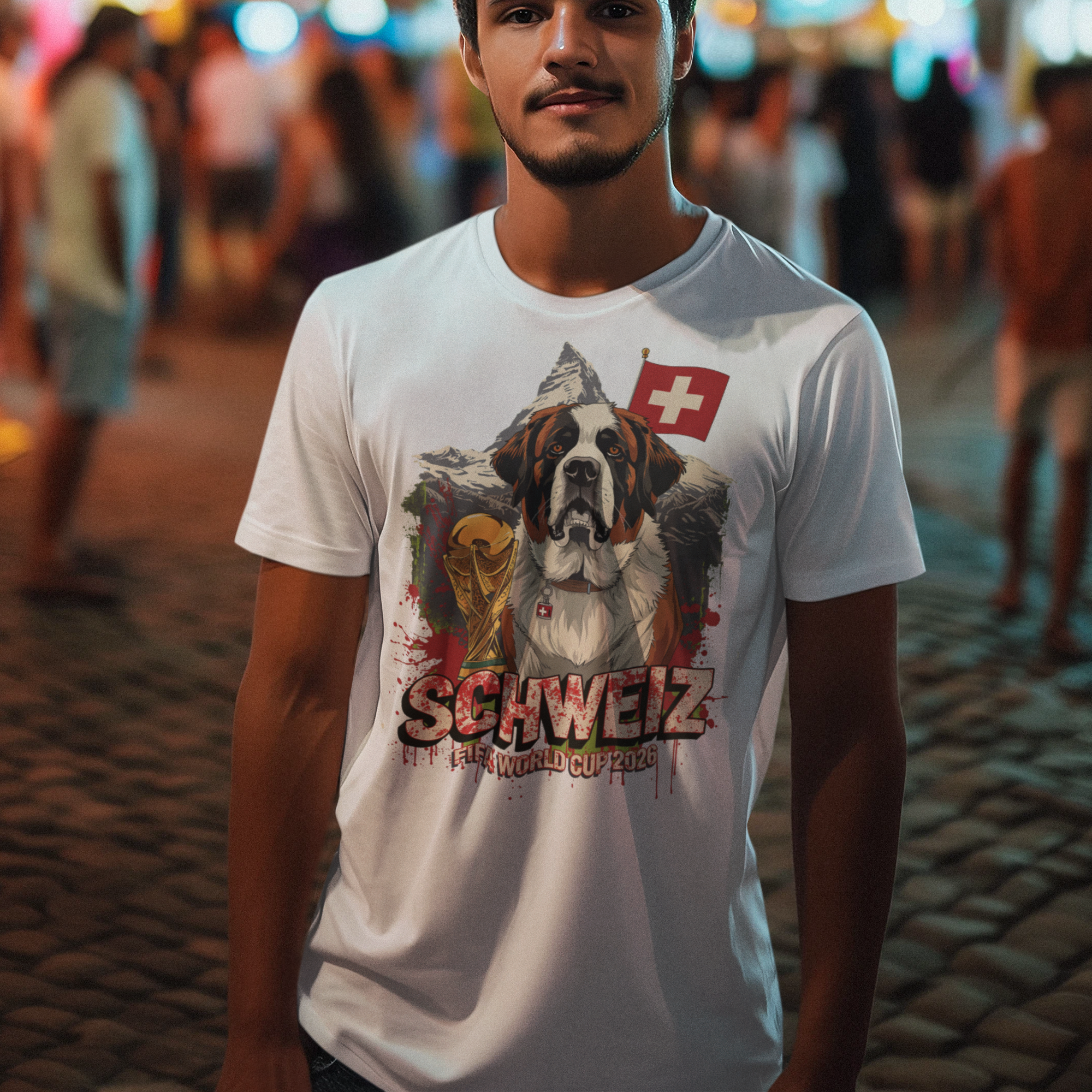 Switzerland 2026 World Cup T-Shirt | Rossocrociati Fan Gift | Suisse Football Tee | Unisex Graphic Tee