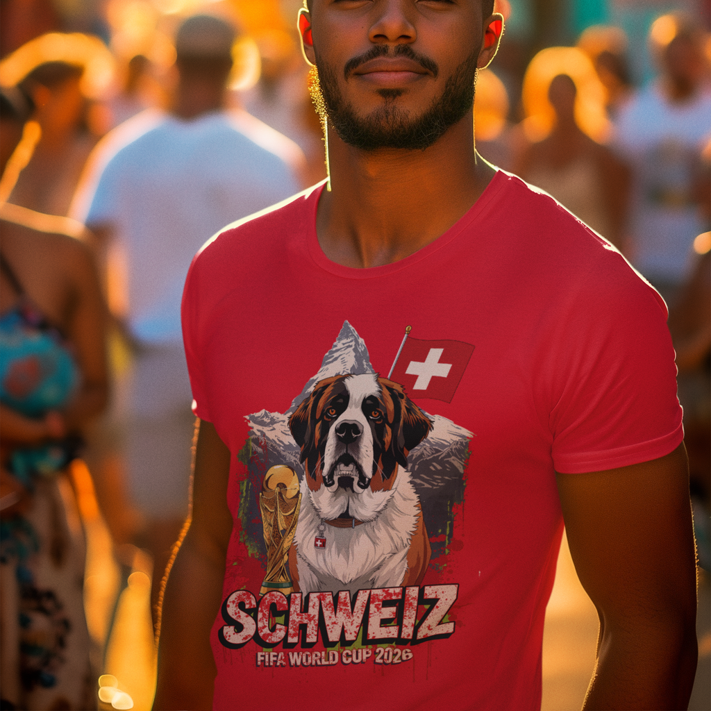 Switzerland 2026 World Cup T-Shirt | Rossocrociati Fan Gift | Suisse Football Tee | Unisex Graphic Tee