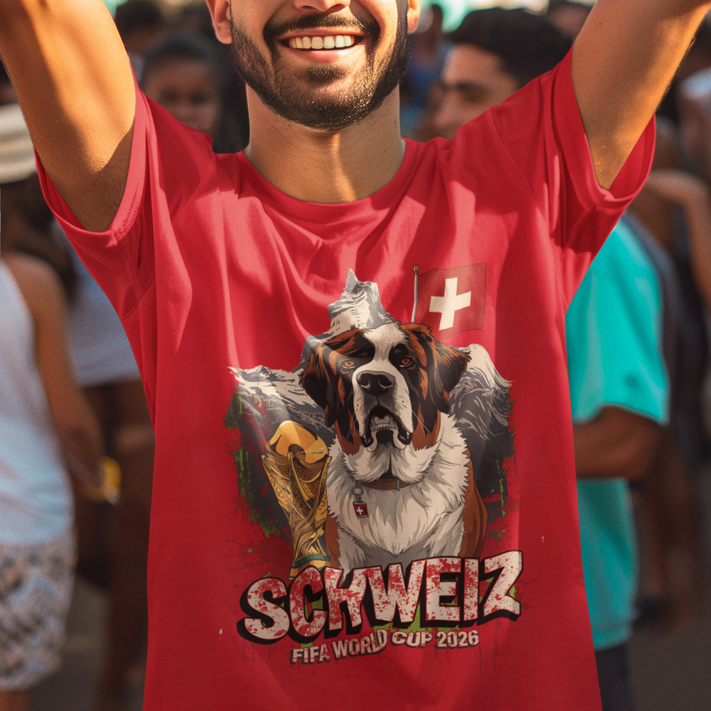Switzerland 2026 World Cup T-Shirt | Rossocrociati Fan Gift | Suisse Football Tee | Unisex Graphic Tee