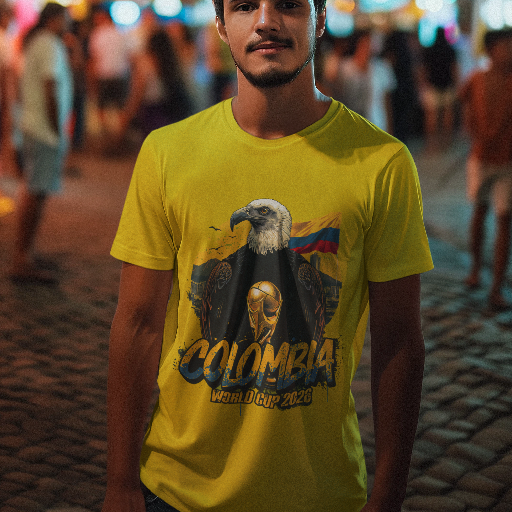 Colombia 2026 FIFA World Cup T-Shirt | Los Cafeteros Fan Gift | Colombia Football Tee | Unisex Graphic Tee