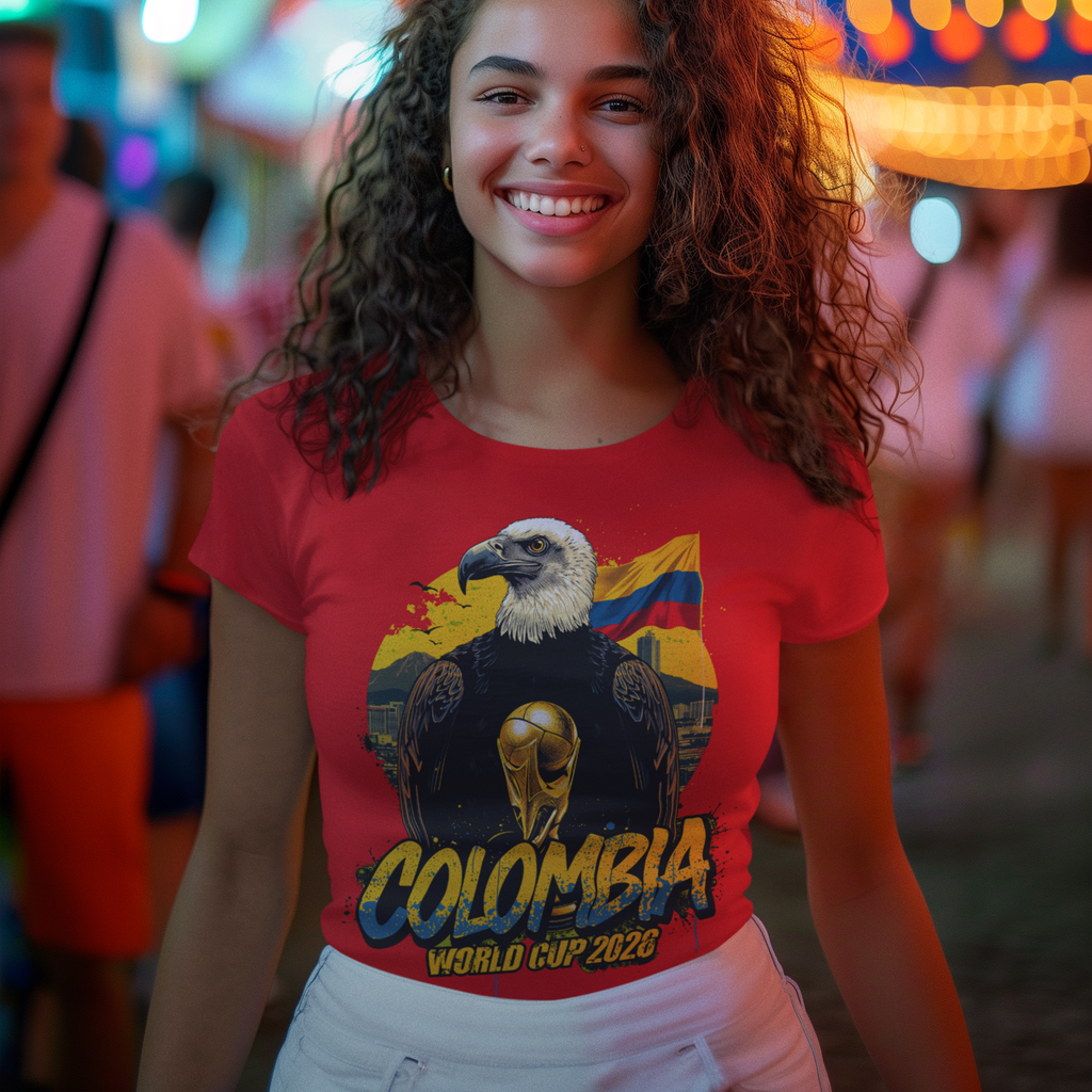 Colombia 2026 FIFA World Cup T-Shirt | Los Cafeteros Fan Gift | Colombia Football Tee | Unisex Graphic Tee