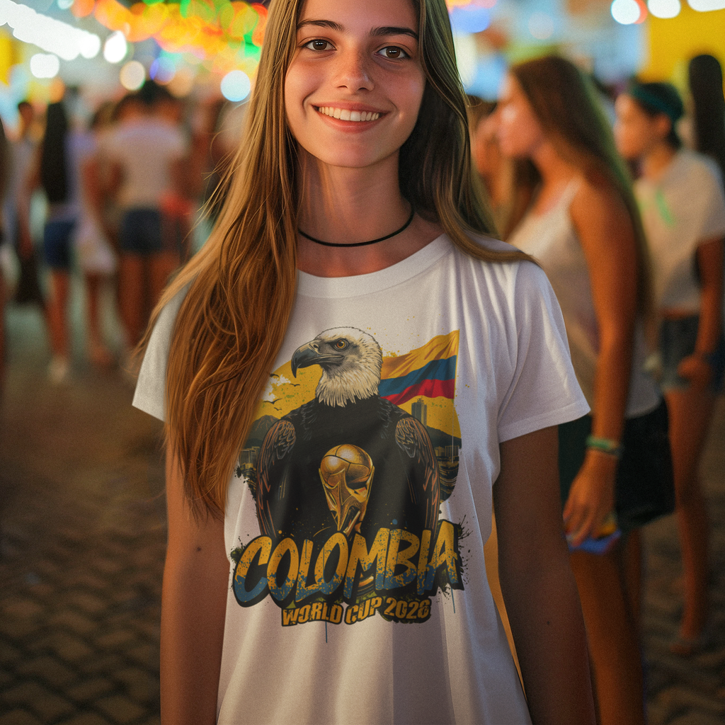 Colombia 2026 FIFA World Cup T-Shirt | Los Cafeteros Fan Gift | Colombia Football Tee | Unisex Graphic Tee