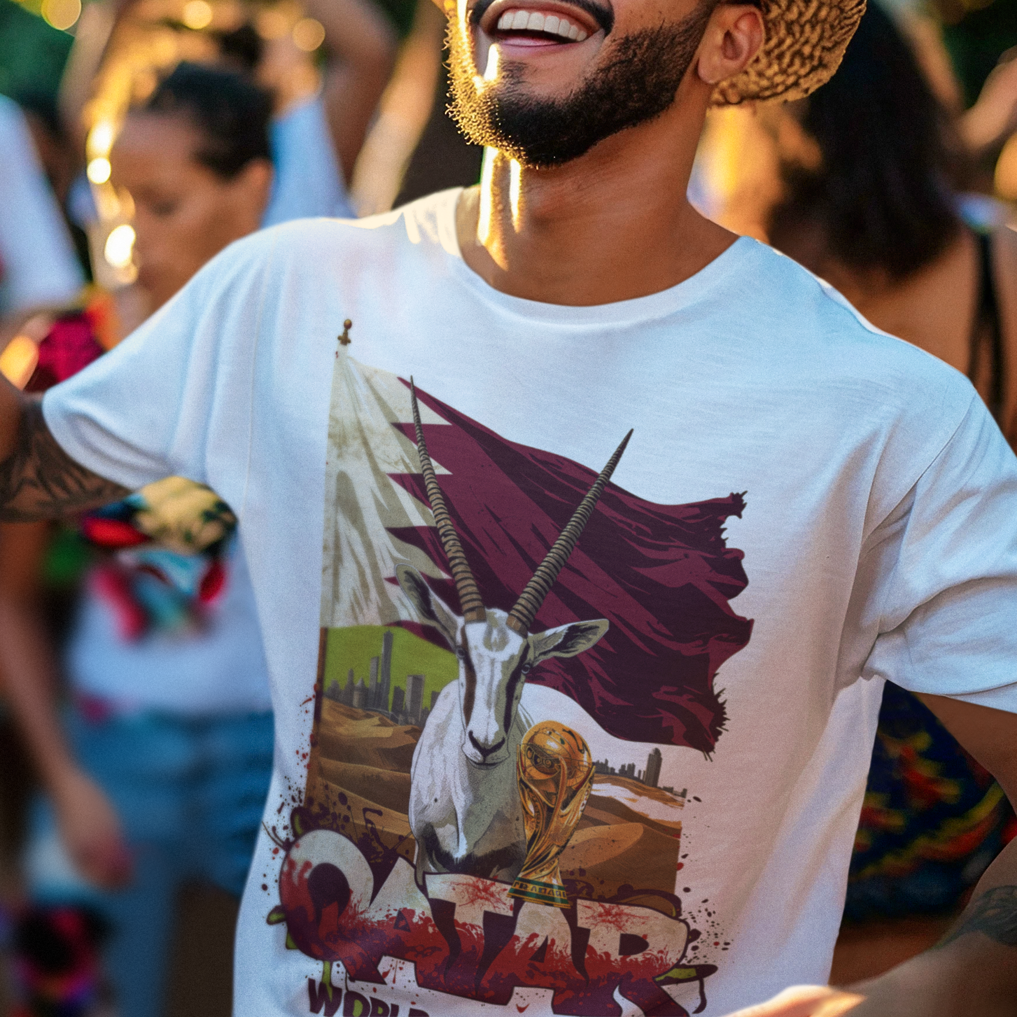 Qatar 2026 FIFA World Cup T-Shirt | The Annabi Soccer Fan Gift | Qatar Football Tee | Unisex Graphic Tee