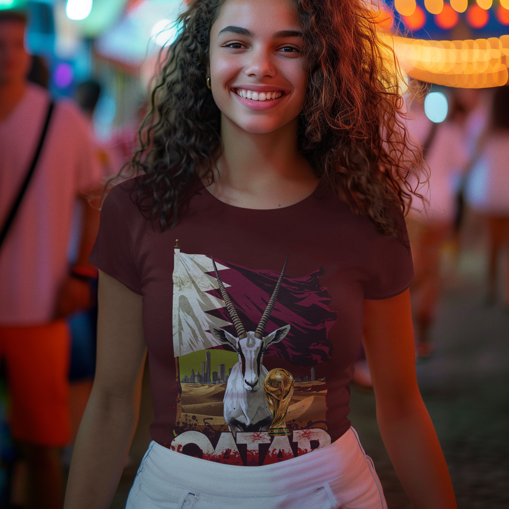 Qatar 2026 FIFA World Cup T-Shirt | The Annabi Soccer Fan Gift | Qatar Football Tee | Unisex Graphic Tee